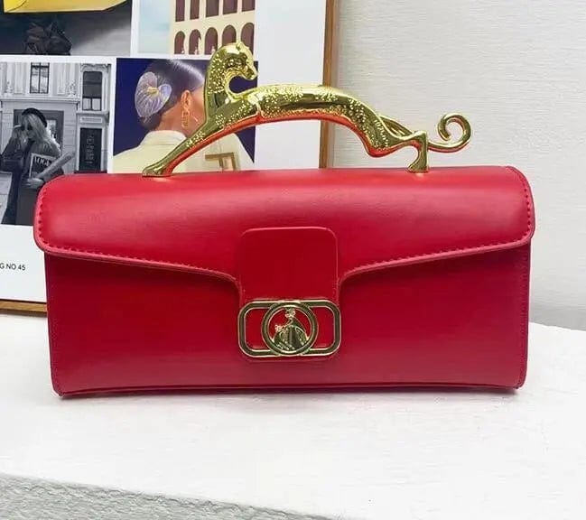 Cuteworld.ca accessories Red Fashion buckle box style handbag